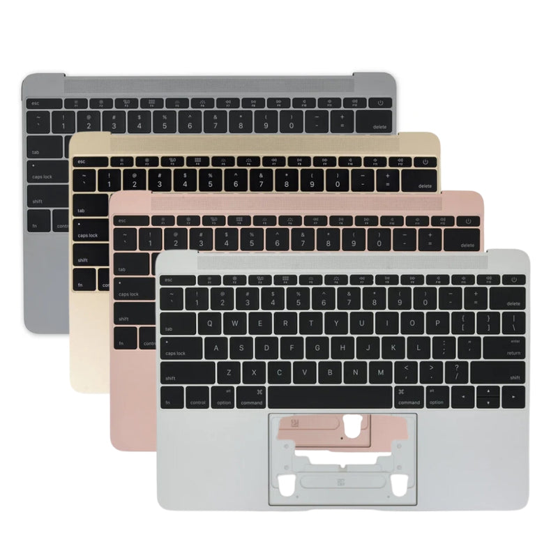Cargue la imagen en el visor de la galería, MacBook 12" Retina A1534 (Year 2015 - 2017) - Keyboard With Back Light Frame Housing Palmrest US Layout Assembly - Polar Tech Australia