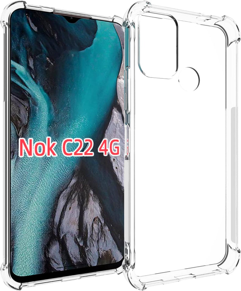 Load image into Gallery viewer, Nokia C22 - AirPillow Cushion Transparent Soft Clear TPU Four Corners Protective Case - Polar Tech Australia
