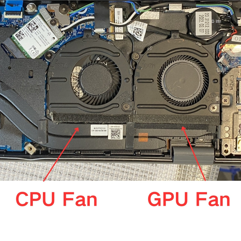 Cargue la imagen en el visor de la galería, Dell Vostro Inspiron 13 Pro 5320 5325 5330 P156G P156G001 - Laptop CPU & GPU Cooling Fan - Polar Tech Australia