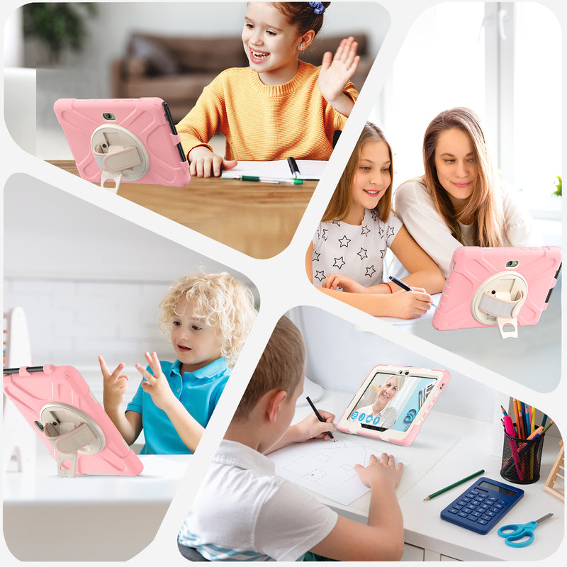 Load image into Gallery viewer, Samsung Galaxy Tab Active Pro / Active 4 Pro / Active 5 Pro Series - Heavy Duty 360 Degree Rotate Stand Hand Strap Case With Shoulder Strap - Polar Tech Australia