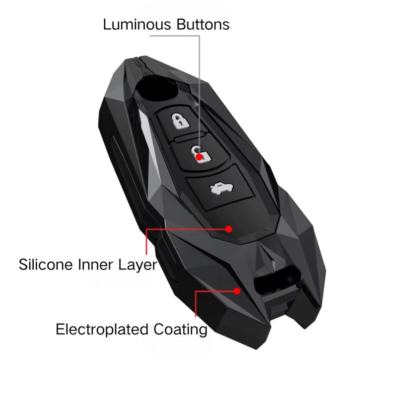 Chargez l'image dans la visionneuse de la galerie, Mazda Zinc Alloy Car Key Fob Cover Case Remote For Mazda 2, 3, 5, 6, CX-3, CX-5, CX-7, CX-9 - Polar Tech Australia