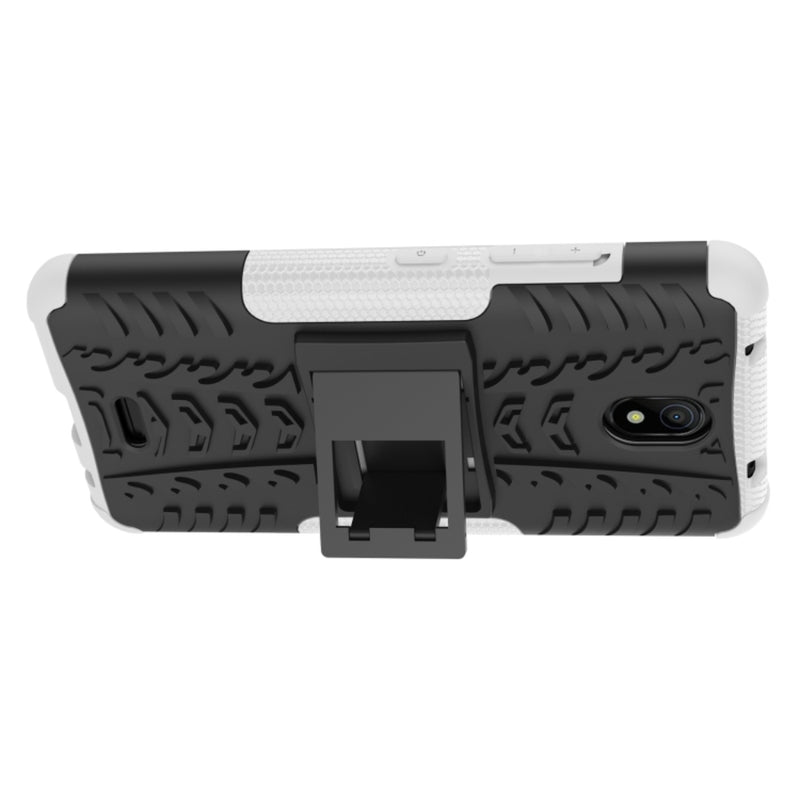 Load image into Gallery viewer, Nokia C100 - Tire Texture TPU + PC Phone Case with Holder - Polar Tech Australia