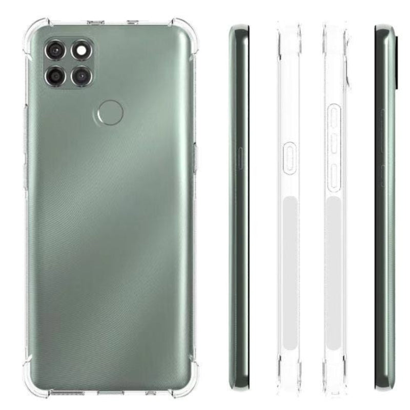 Cargue la imagen en el visor de la galería, Motorola Moto G9 Power - AirPillow Cushion Transparent Soft Clear TPU Four Corners Protective Case - Polar Tech Australia