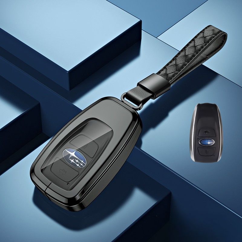 Load image into Gallery viewer, Subaru Alloy + TPU Film Protection Car Key Fob Case Cover For Outback, Forester, Impreza, WRX, XV, Crosstrek, Legacy - Polar Tech Australia