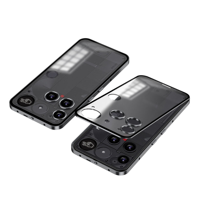 Cargue la imagen en el visor de la galería, Nothing Phone (3) - Snap Buckle Metal Frame Frosted Phone Case - Polar Tech Australia