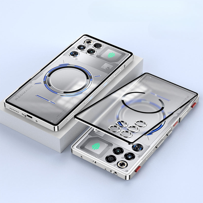 Cargue la imagen en el visor de la galería, ZTE nubia RedMagic 11 Pro / 11 Pro Plus - Single sided Snap Buckle Metal Frame Frosted MagSafe Phone Case - Polar Tech Australia