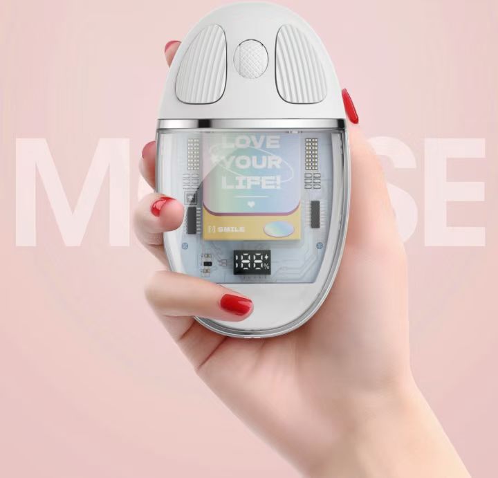 Cargue la imagen en el visor de la galería, Benwis Bluetooth Wireless Crystal Mouse Bluetooth mobile devices and PC - Polar Tech Australia