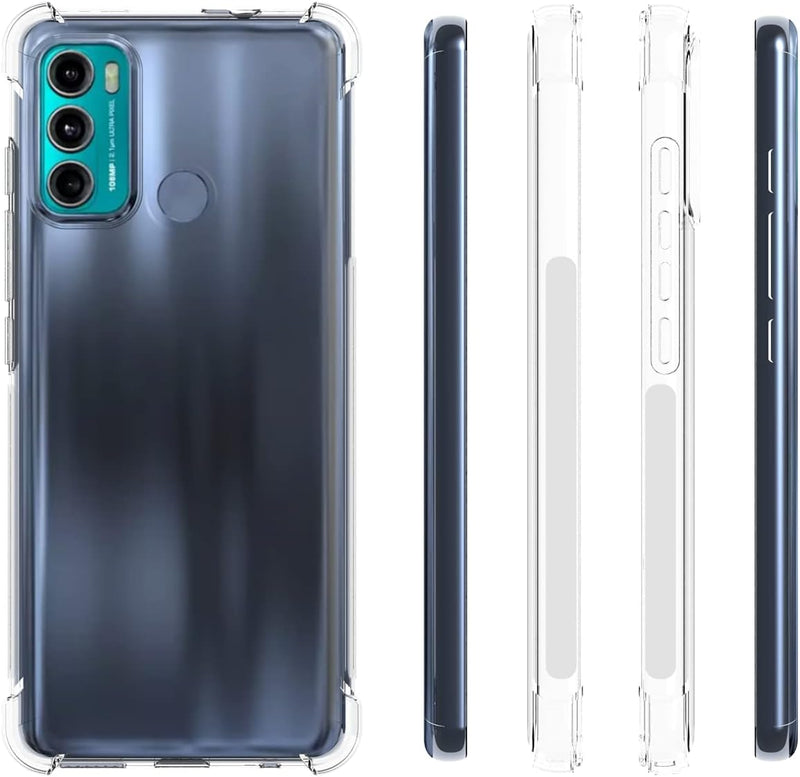 Chargez l'image dans la visionneuse de la galerie, Motorola Moto G60 - AirPillow Cushion Transparent Soft Clear TPU Four Corners Protective Case - Polar Tech Australia