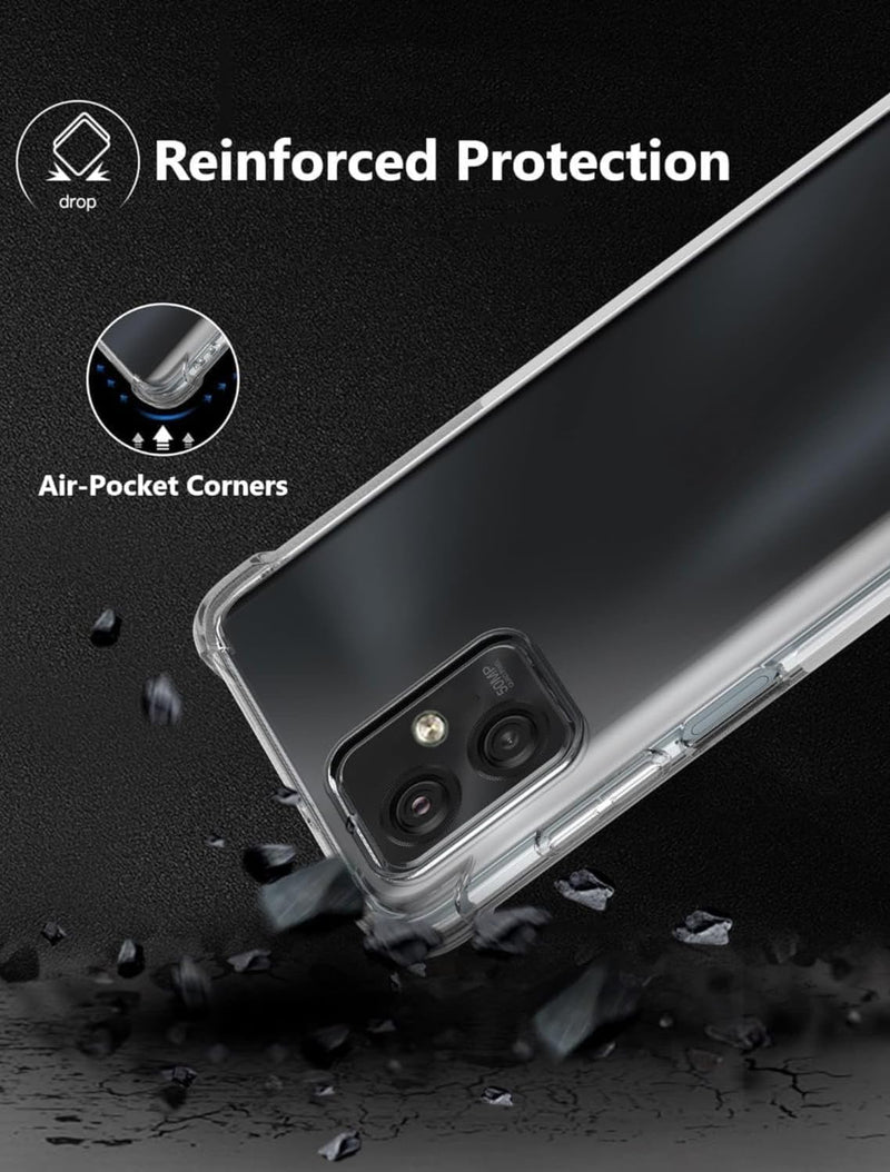 Load image into Gallery viewer, Motorola Moto G54 - AirPillow Cushion Transparent Soft Clear TPU Four Corners Protective Case - Polar Tech Australia