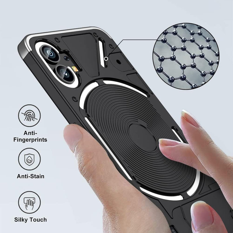Cargue la imagen en el visor de la galería, Nothing Phone 1 - Shockproof Matte PC Silky Slim Fit Scratch Case - Polar Tech Australia