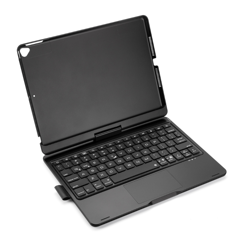 Cargue la imagen en el visor de la galería, 360 Degree Rotating Wireless Touchpad Keyboard Cover Case for iPad 10“/11” 10/11th Gen 2022/2025 - KIBO