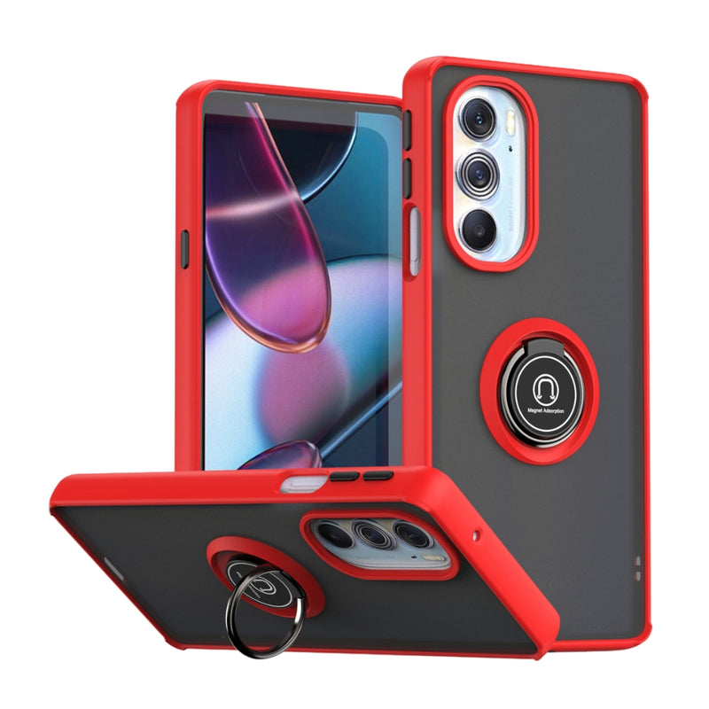 Cargue la imagen en el visor de la galería, Motorola Moto G35 - Armor Matte Magnetic Ring Stand Case - Polar Tech Australia