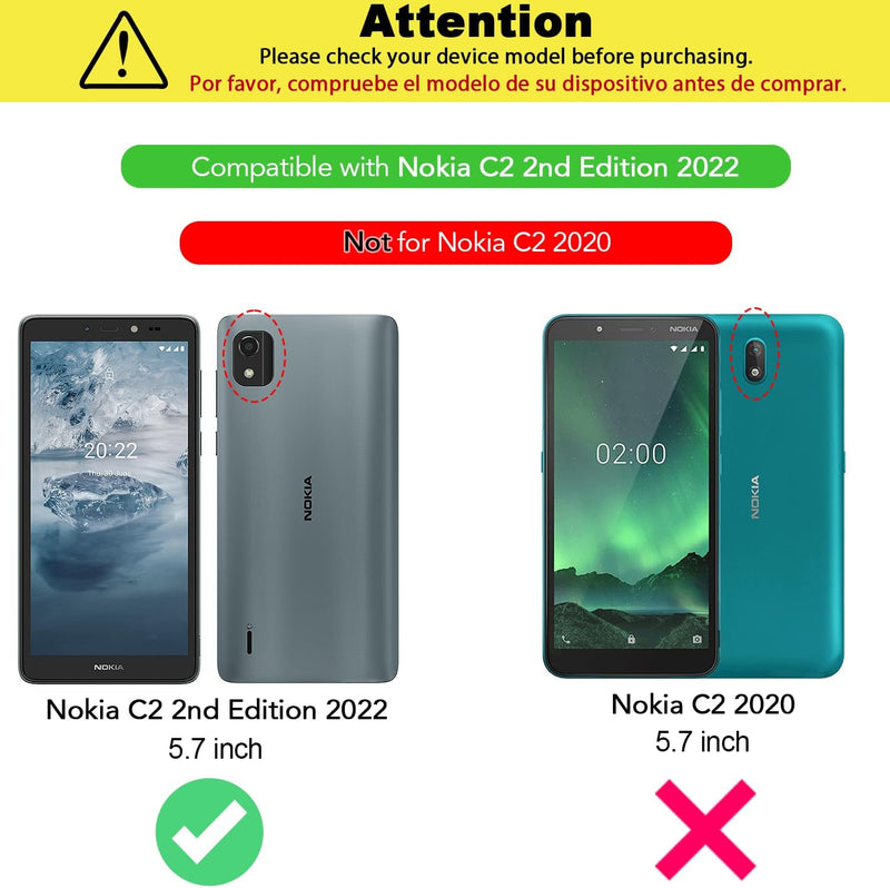 Load image into Gallery viewer, Nokia C2 2nd Edition - AirPillow Cushion Transparent Soft Clear TPU Four Corners Protective Case - Polar Tech Australia