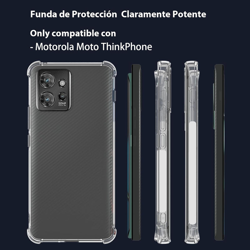 Cargue la imagen en el visor de la galería, Motorola Moto ThinkPhone - AirPillow Cushion Transparent Soft Clear TPU Four Corners Protective Case - Polar Tech Australia