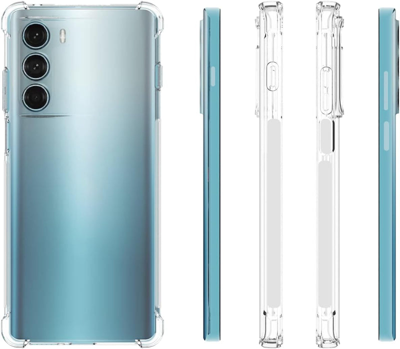 Cargue la imagen en el visor de la galería, Motorola Moto G200 5G - AirPillow Cushion Transparent Soft Clear TPU Four Corners Protective Case - Polar Tech Australia