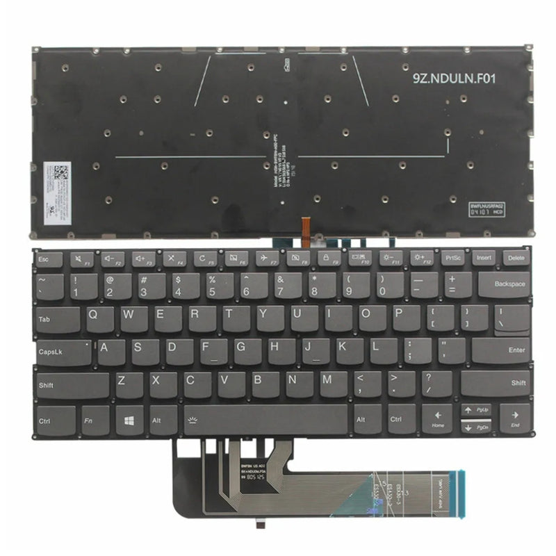 Chargez l'image dans la visionneuse de la galerie, Lenovo Yoga C740-14 C740-14IML - Keyboard With Back Light US Layout Replacement Parts - Polar Tech Australia