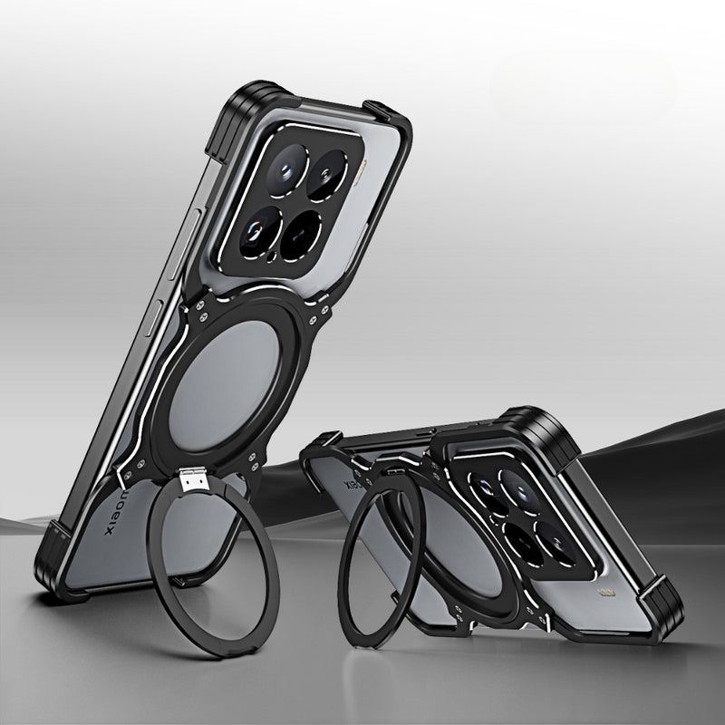 Load image into Gallery viewer, Xiaomi Mi 15 Pro - Mechanical Arm Borderless MagSafe Holder Metal Phone Case - Polar Tech Australia