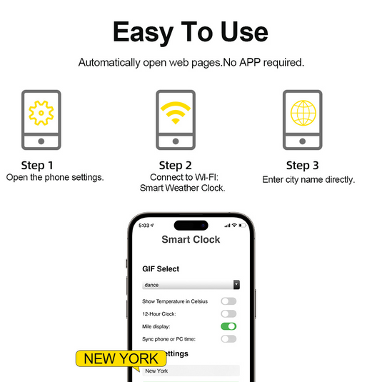 Smart Weather Station Clock WIFI Connected Weather Update Desktop Ornament - Polar Tech Australia