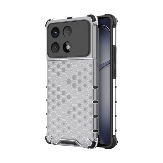Xiaomi Poco F6 Pro - Honeycomb Transparent Shockproof Protection Case - Polar Tech Australia