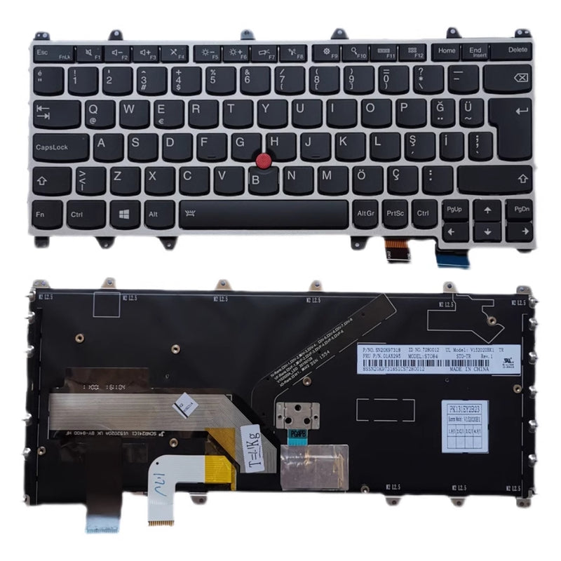 Chargez l'image dans la visionneuse de la galerie, Lenovo Yoga X380 Yoga 2-In-1 - Keyboard With Back Light US Layout Replacement Parts - Polar Tech Australia
