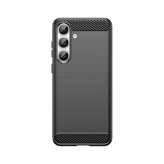 Samsung Galaxy S25 FE (SM-S731) - Carbon Fiber Brushed Texture TPU Phone Case - Polar Tech Australia