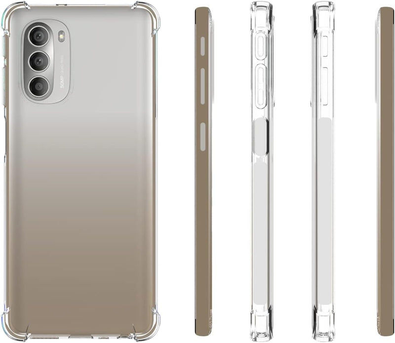 Chargez l'image dans la visionneuse de la galerie, Motorola Moto G51 5G - AirPillow Cushion Transparent Soft Clear TPU Four Corners Protective Case - Polar Tech Australia