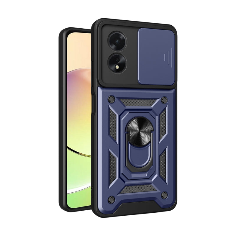 Load image into Gallery viewer, OPPO A98 5G (CPH2529) - Shockproof Armour Heavy Duty Phone Case with Ring Holder & Camera Protection - Polar Tech Australia