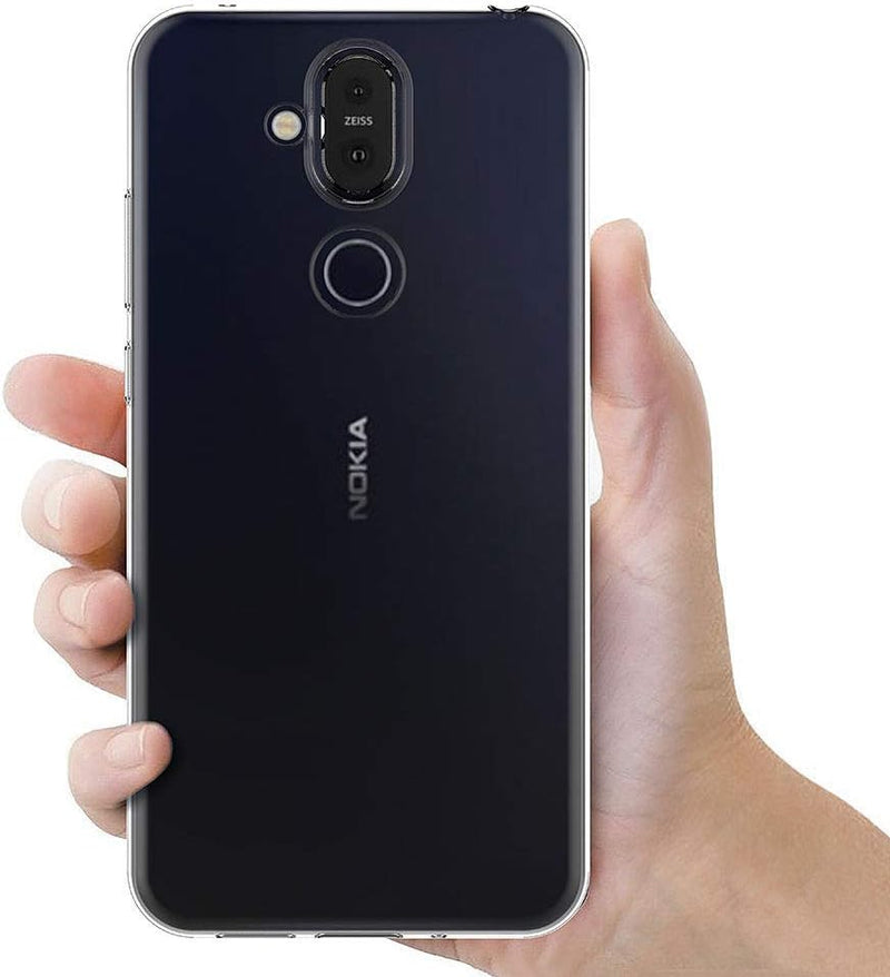 Chargez l'image dans la visionneuse de la galerie, Nokia 8.1 - AirPillow Cushion Transparent Soft Clear TPU Four Corners Protective Case - Polar Tech Australia