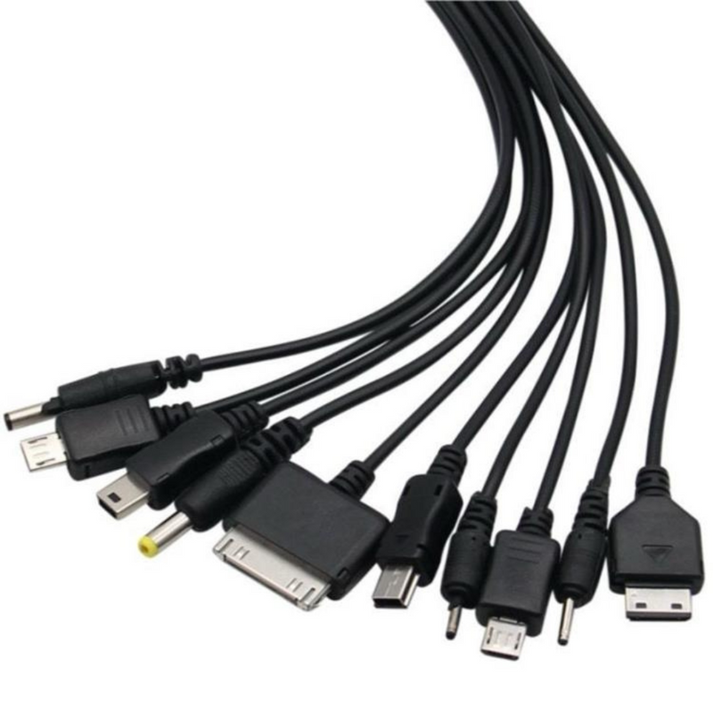Load image into Gallery viewer, 10-in-1 USB Charging Cable – Universal Multi-Head Charger for Old & New Devices - Polar Tech Australia