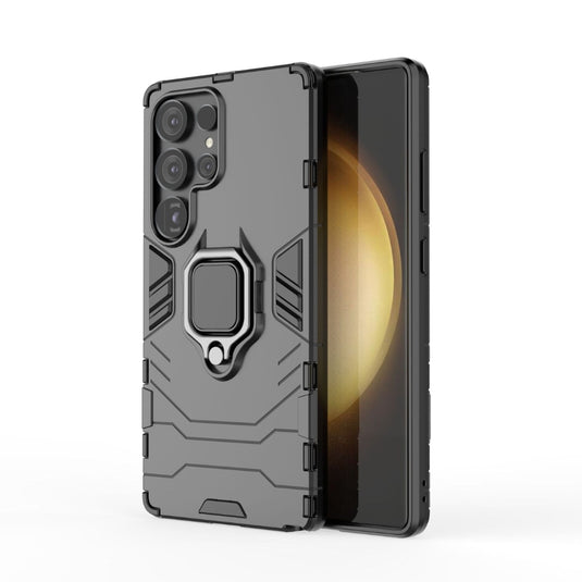 Samsung Galaxy S25 Edge (SM-S937) - Heavy Duty Armor Case With Ring Holder Stand - Polar Tech Australia