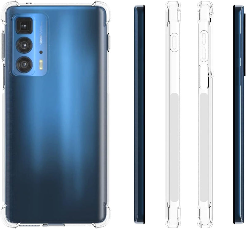 Cargue la imagen en el visor de la galería, Motorola Moto Edge 20 Pro - AirPillow Cushion Transparent Soft Clear TPU Four Corners Protective Case - Polar Tech Australia