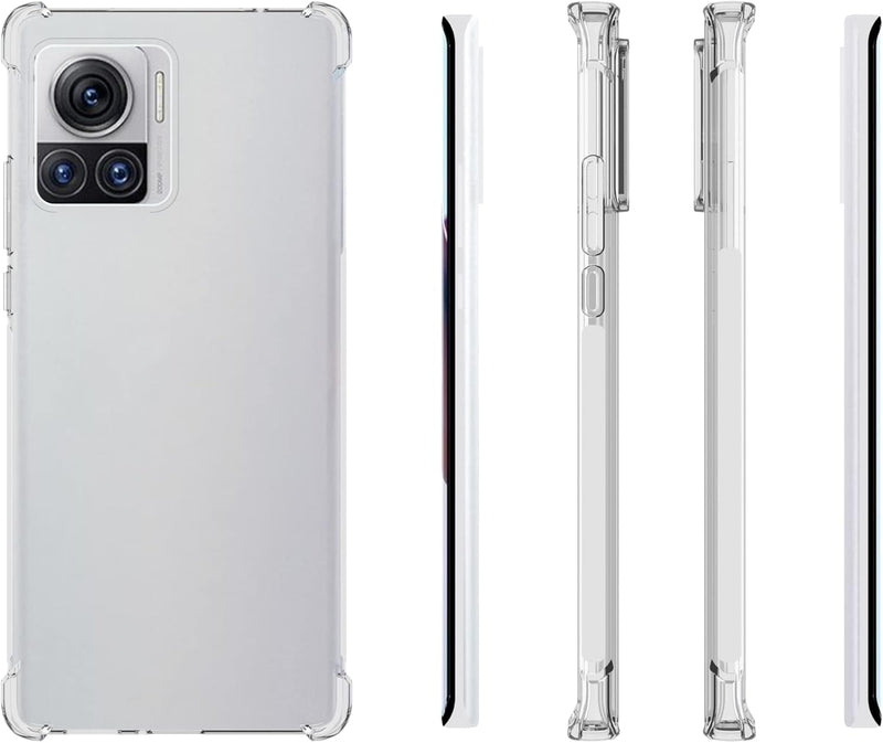Cargue la imagen en el visor de la galería, Motorola Moto Edge 30 Ultra - AirPillow Cushion Transparent Soft Clear TPU Four Corners Protective Case - Polar Tech Australia