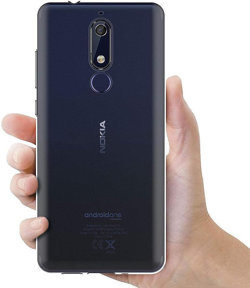 Chargez l'image dans la visionneuse de la galerie, Nokia 5.1 - AirPillow Cushion Transparent Soft Clear TPU Four Corners Protective Case - Polar Tech Australia