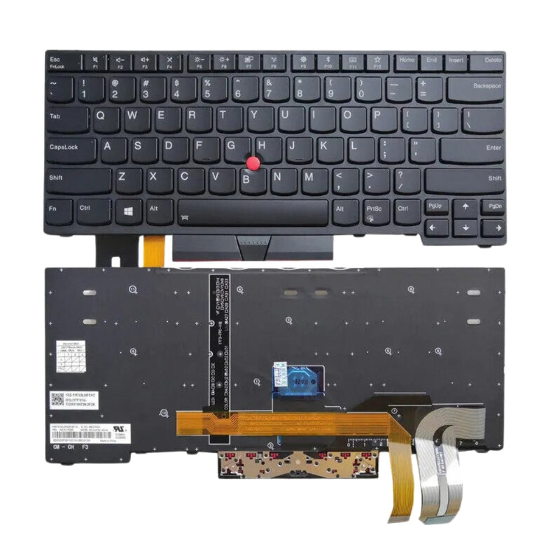Chargez l'image dans la visionneuse de la galerie, Lenovo T14 Gen 1 T490 T495 - Keyboard Wtih Back Light US Layout Replacement Parts - Polar Tech Australia