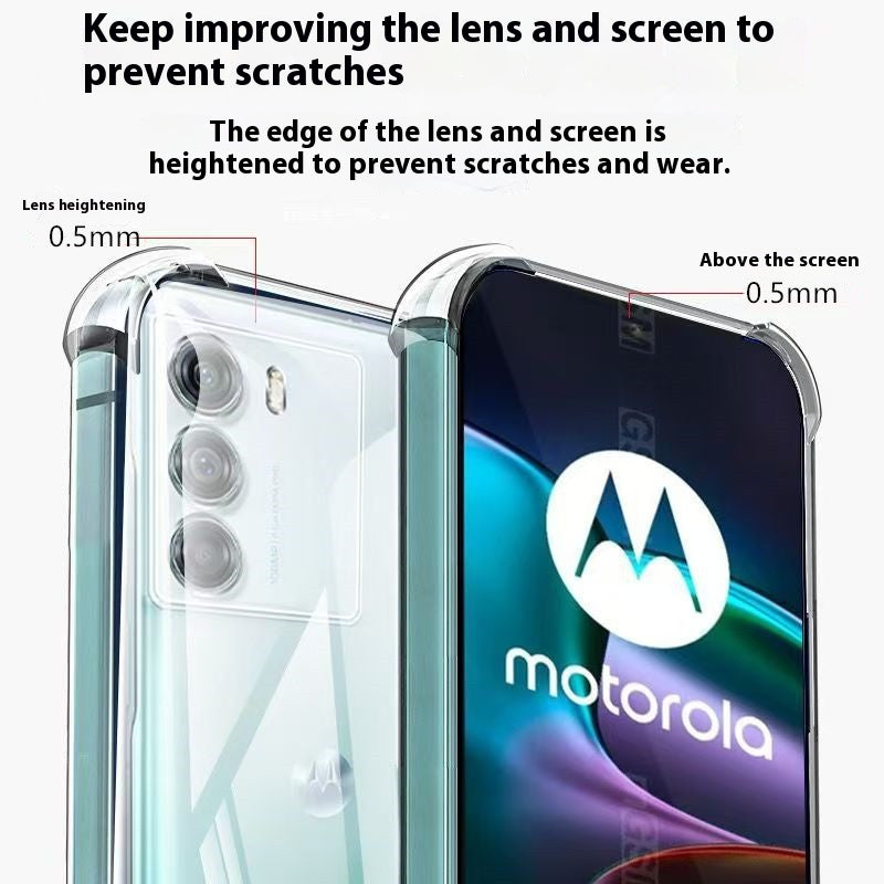 Chargez l'image dans la visionneuse de la galerie, Motorola Moto Edge S30 - AirPillow Cushion Transparent Soft Clear TPU Four Corners Protective Case - Polar Tech Australia