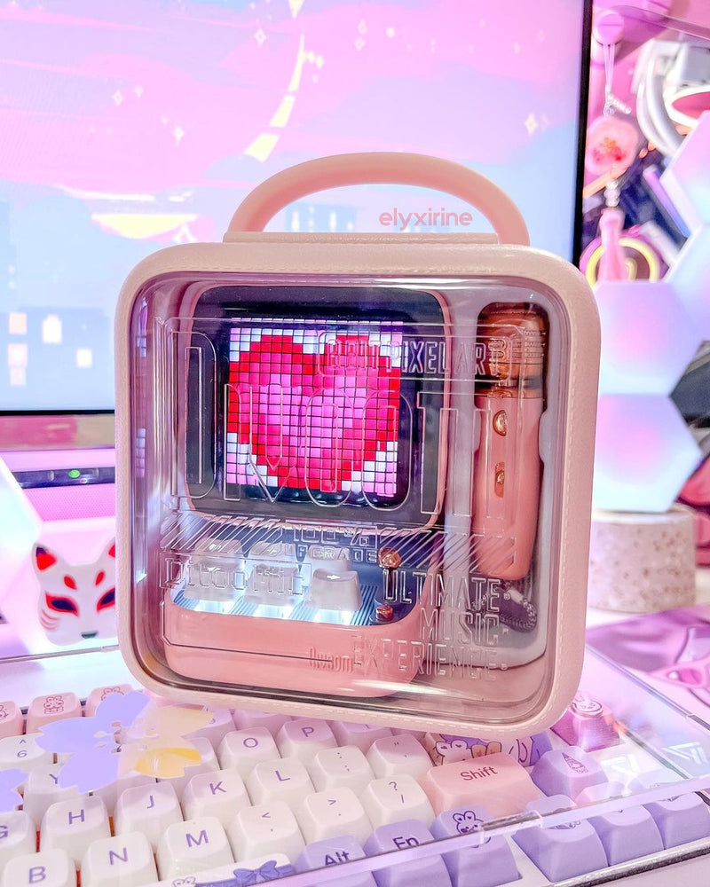 Cargue la imagen en el visor de la galería, Divoom Ditoo-Mic Mini Karaoke Machine Pixel Art Bluetooth Speaker Perfect Gift - Polar Tech Australia