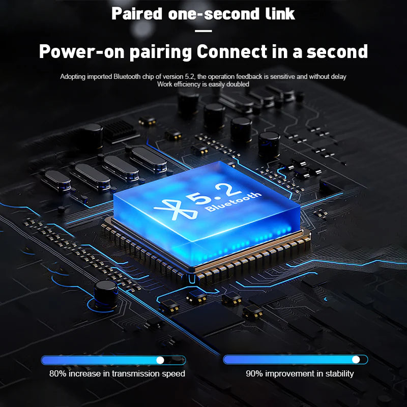 Cargue la imagen en el visor de la galería, Apple iPad Pro 3/4/5/6 12.9" & Air 6 13” -180 Degree Rotation Magic Cyberpunk Style Transparent Keyboard Case - Polar Tech Australia