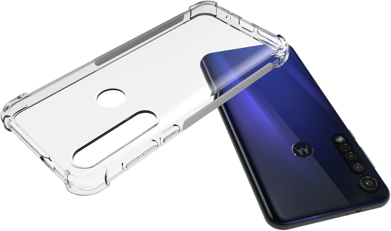 Cargue la imagen en el visor de la galería, Motorola Moto G8 Plus - AirPillow Cushion Transparent Soft Clear TPU Four Corners Protective Case - Polar Tech Australia