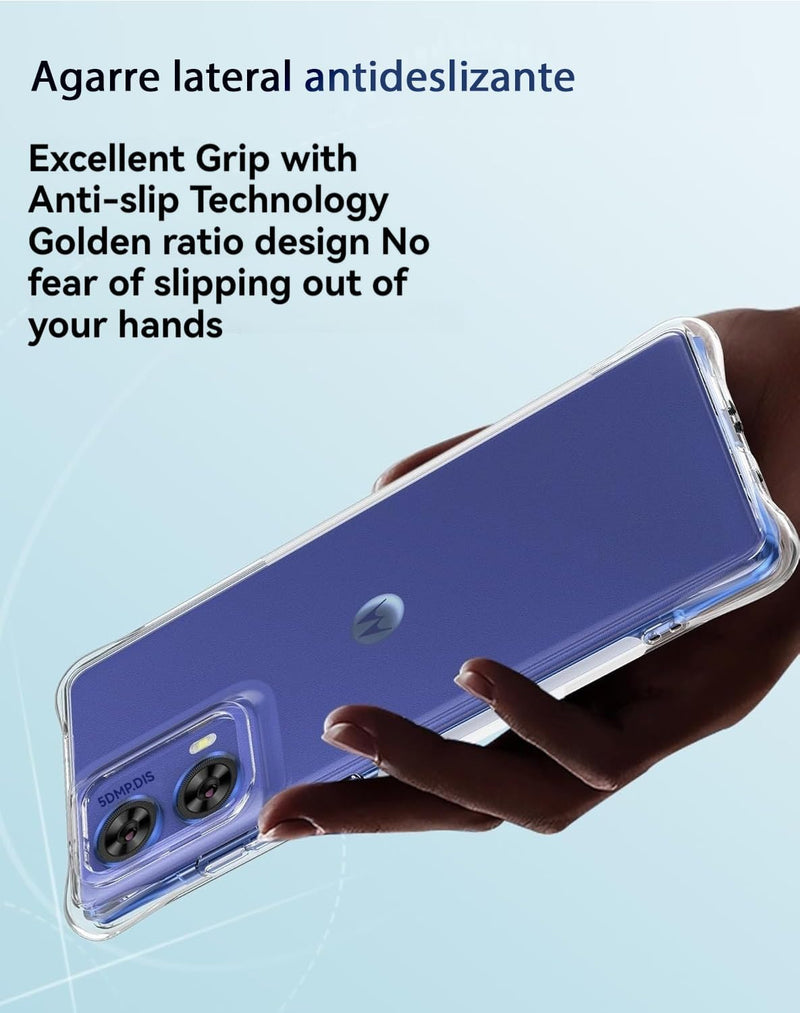 Chargez l'image dans la visionneuse de la galerie, Motorola Moto G85 5G/S50 Neo - AirPillow Cushion Transparent Soft Clear TPU Four Corners Protective Case - Polar Tech Australia