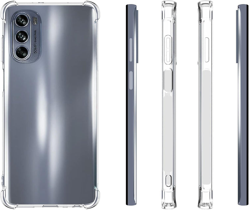 Cargue la imagen en el visor de la galería, Motorola Moto G62 5G - AirPillow Cushion Transparent Soft Clear TPU Four Corners Protective Case - Polar Tech Australia