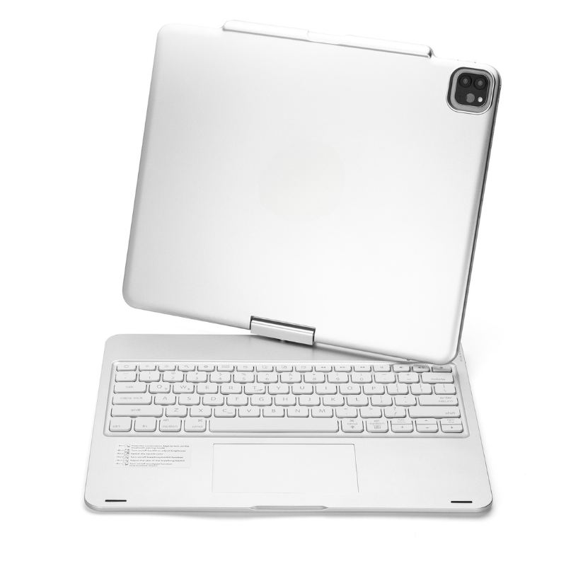 Cargue la imagen en el visor de la galería, Apple iPad Pro 13-inch 7th Gen (2024) 360° Rotating Wireless Touchpad Keyboard Flip Cover Case - Polar Tech Australia