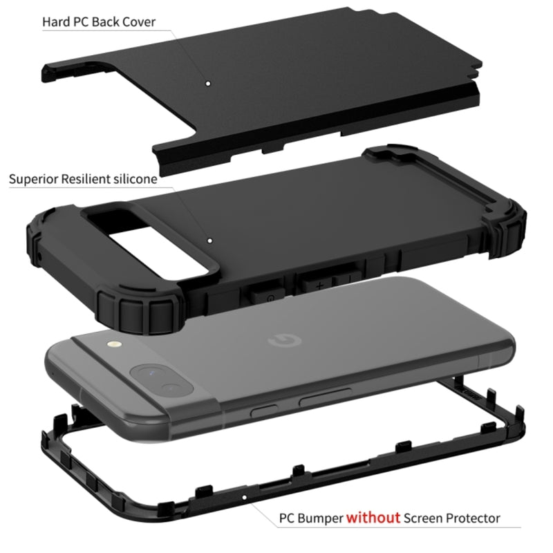 Cargue la imagen en el visor de la galería, Google Pixel 6 Pro - Silicone Hybrid PC Shockproof Phone Case - Polar Tech Australia