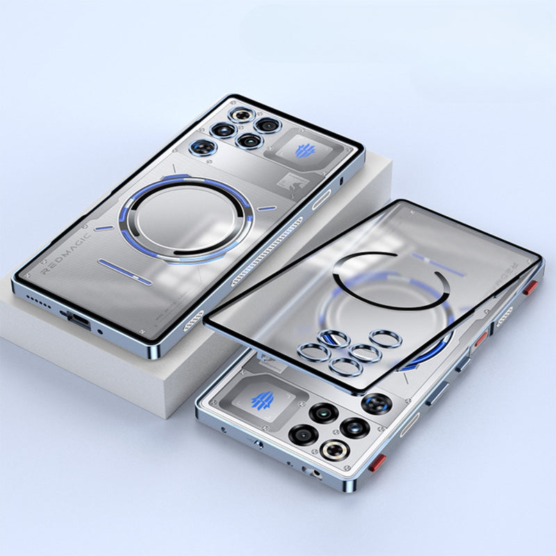 Cargue la imagen en el visor de la galería, ZTE nubia RedMagic 11 Pro / 11 Pro Plus - Single sided Snap Buckle Metal Frame Frosted MagSafe Phone Case - Polar Tech Australia