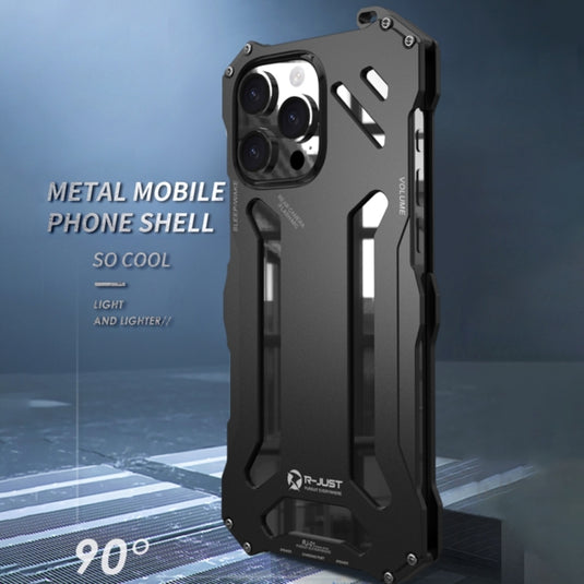 Apple iPhone 12 Pro Max - Shockproof Armor Hollow Metal Phone Case - Polar Tech Australia