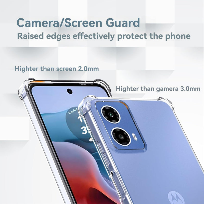 Chargez l'image dans la visionneuse de la galerie, Motorola Moto G34 5G - AirPillow Cushion Transparent Soft Clear TPU Four Corners Protective Case - Polar Tech Australia