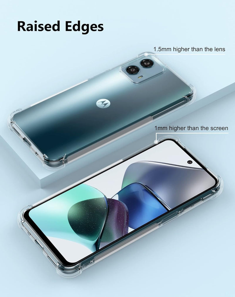Cargue la imagen en el visor de la galería, Motorola Moto G24 / G04 / G04S / E14 / G24 Power 4G - AirPillow Cushion Transparent Soft Clear TPU Four Corners Protective Case - Polar Tech Australia