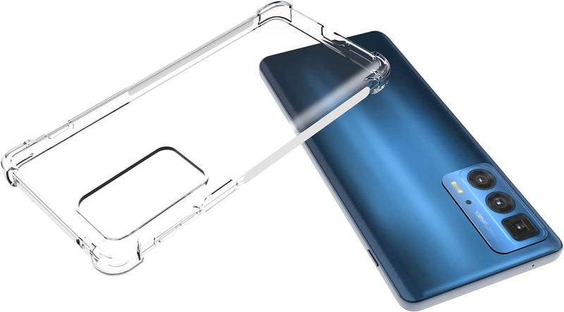 Cargue la imagen en el visor de la galería, Motorola Moto Edge 20 Pro - AirPillow Cushion Transparent Soft Clear TPU Four Corners Protective Case - Polar Tech Australia