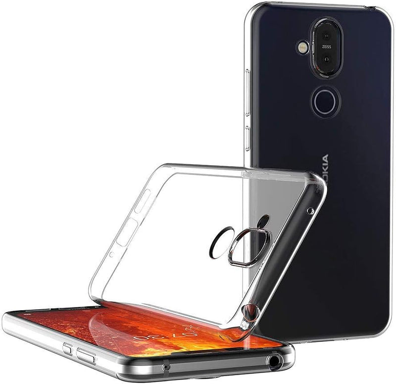 Chargez l'image dans la visionneuse de la galerie, Nokia 8.1 - AirPillow Cushion Transparent Soft Clear TPU Four Corners Protective Case - Polar Tech Australia