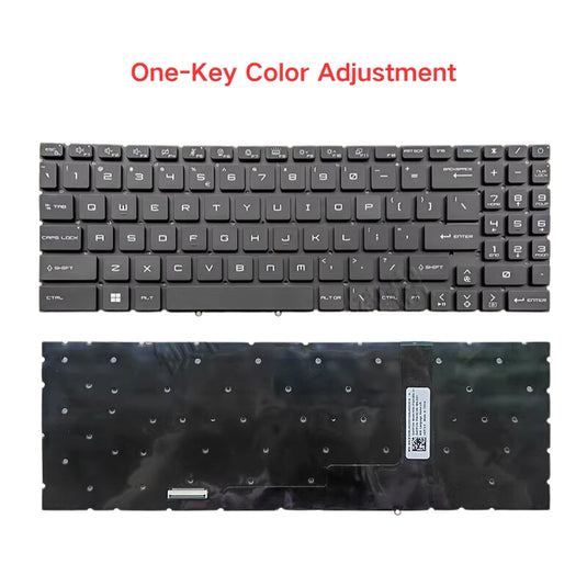 MSI Sword 15 Replacement Keyboard Flex US Layout With Backlit - Polar Tech Australia