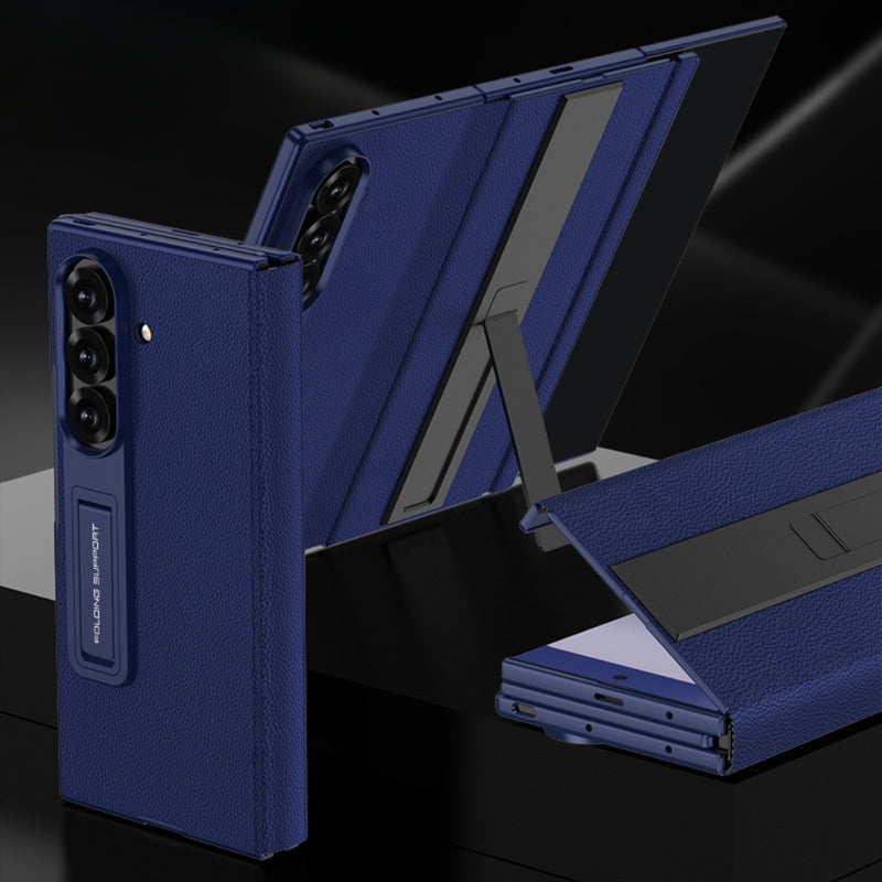 Chargez l'image dans la visionneuse de la galerie, Samsung Galaxy Z TriFold - Business Flip Leather Cover with Integrated Screen Protector and Stand